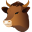 Bull Head Icon 32x32 png